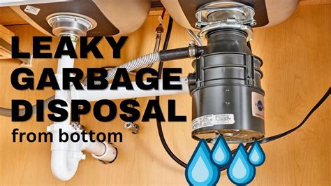 insinkerator garbage disposal leaking from bottom|How To Troubleshoot An InSinkErator Garbage Disposal